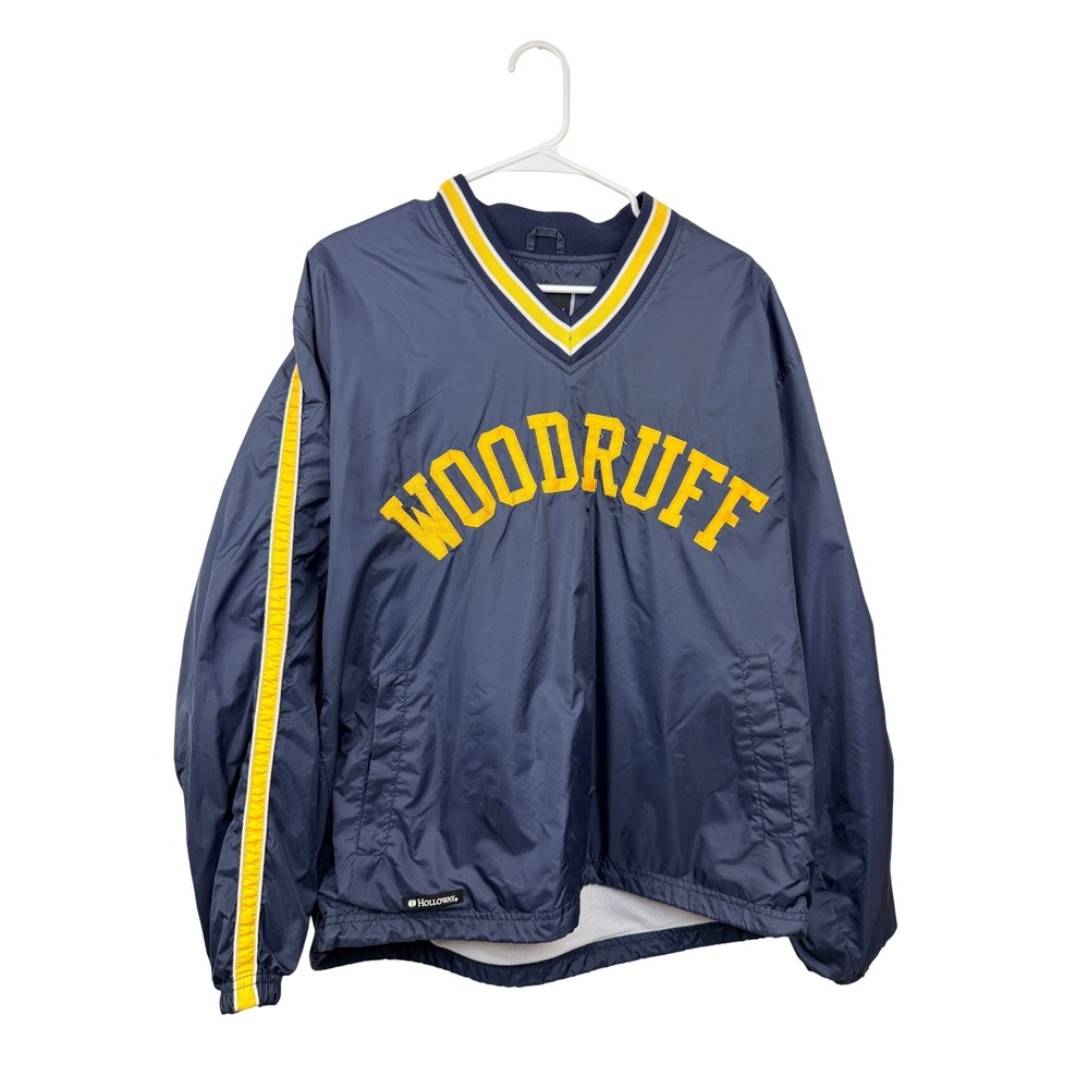Vintage Holloway E.N. Woodruff High School Peoria IL Windbreaker Jacket Mens M
